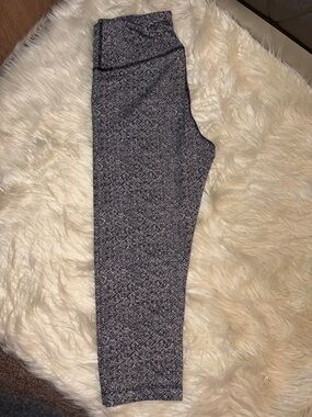 Women’s Marled Black & White Leggings